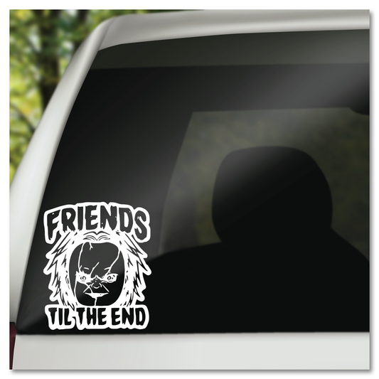 Chucky Friends Till The End Child's Play Vinyl Decal Sticker