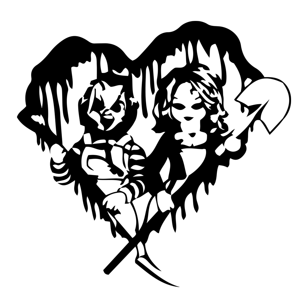 Chucky &amp; Tiffany Child's Play Vinyl Decal Sticker