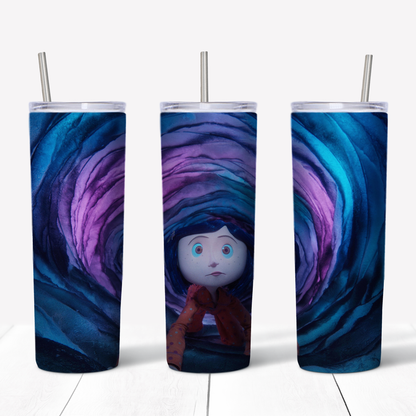 Coraline 20oz Sublimated Metal Tumbler