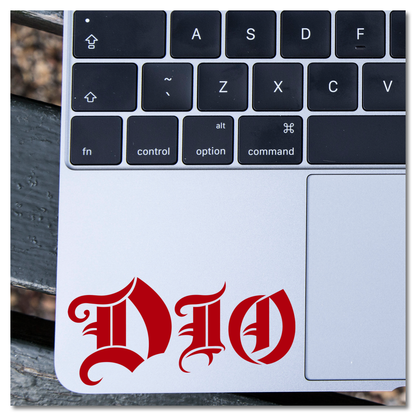 DIO Vinyl Decal Plakker