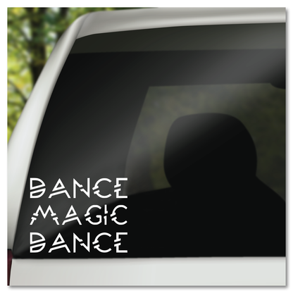 Labyrinth Dance Magic Dance David Bowie Vinyl Decal Sticker