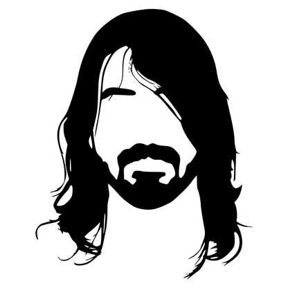 Dave Grohl Foo Fighters Vinyl Decal Sticker