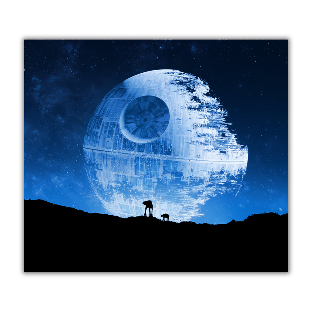 Star Wars Death Star AT-AT 20oz Sublimated Metal Tumbler