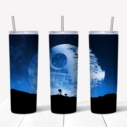 Star Wars Death Star AT-AT 20oz gesublimeerde metaal tuimelaar