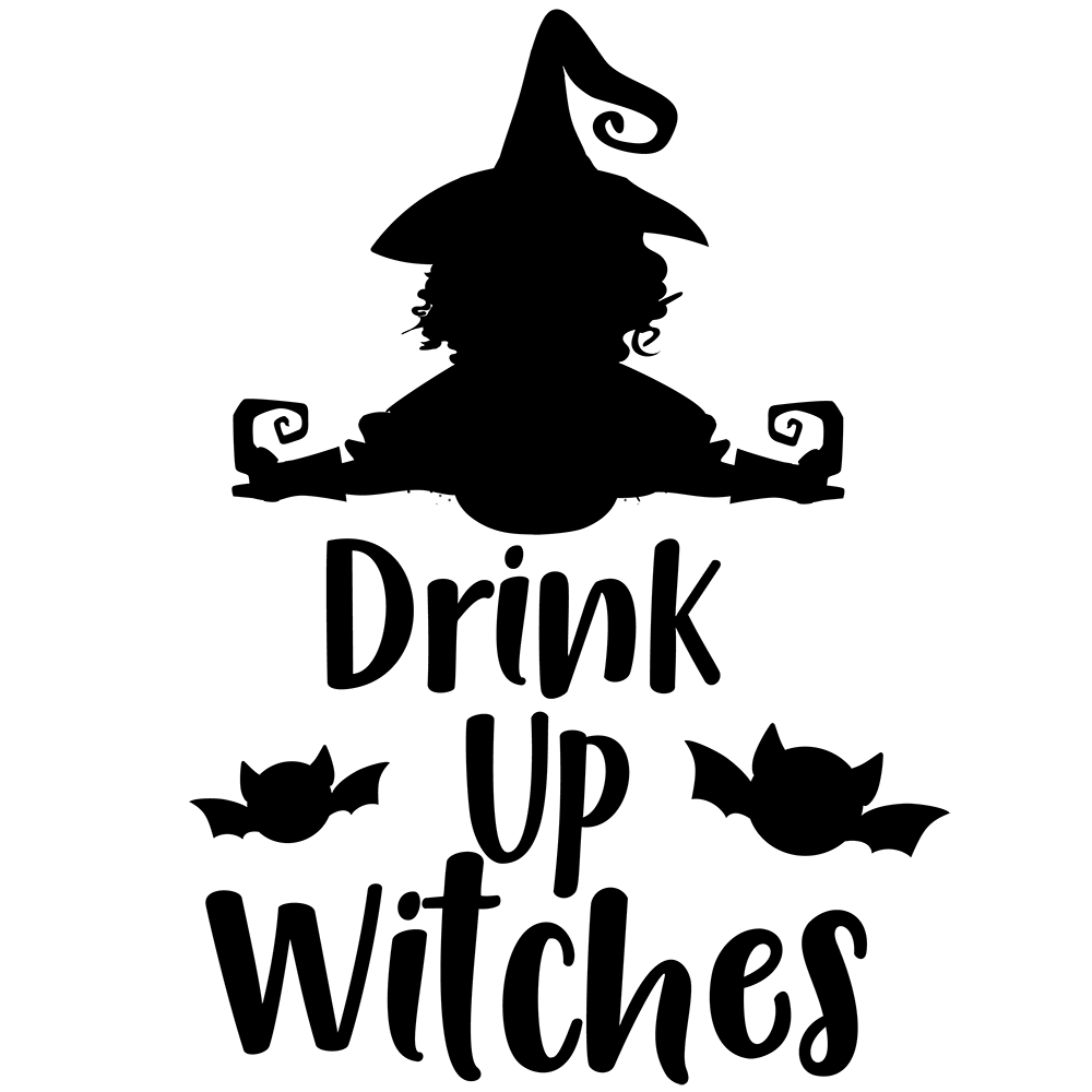 Drink Up Witches Vinyl Decal Sticker