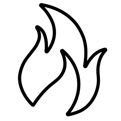 Earth Element Fire Vinyl Decal Sticker