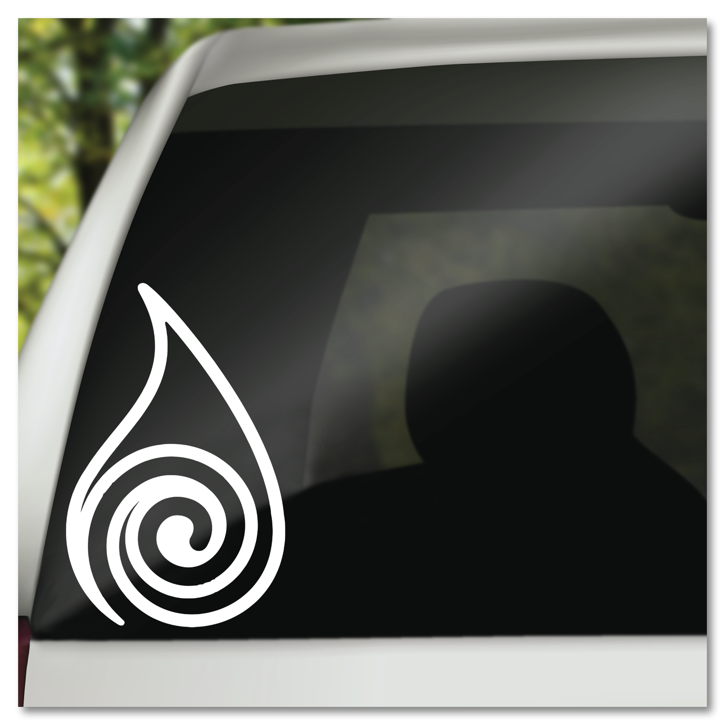 Aarde Water Element Vinyl Decal Plakker