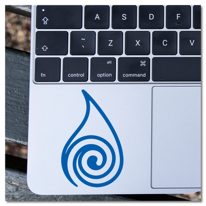 Aarde Water Element Vinyl Decal Plakker