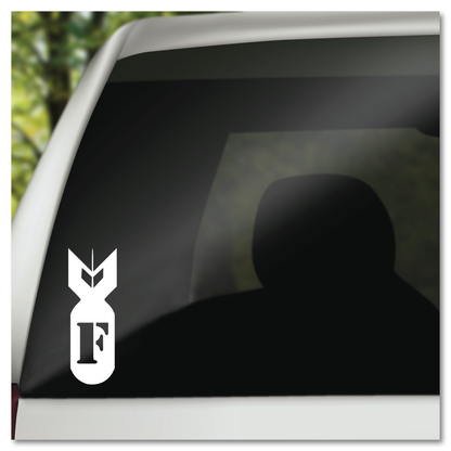 F Bomb Vinyl Decal Sticker