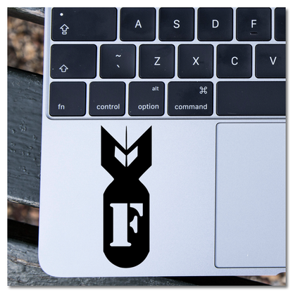 F Bomb Vinyl Decal Sticker