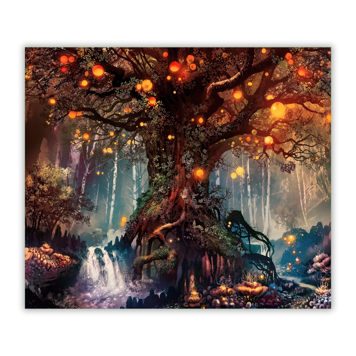 Fairy Tree 20oz Sublimated Metal Tumbler