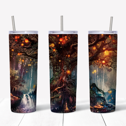 Fairy Tree 20oz Sublimated Metal Tumbler