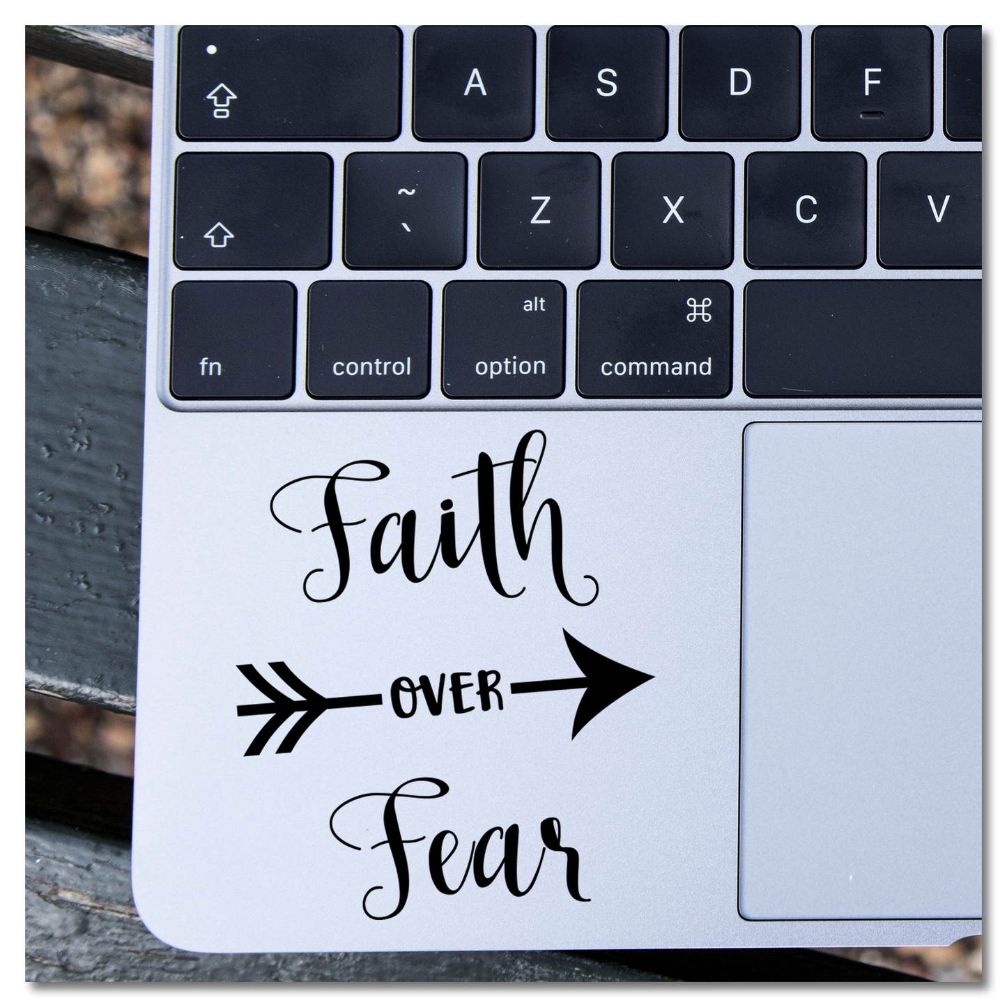 Faith Over Fear Vinyl Decal Sticker