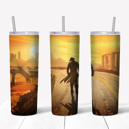 Fallout New Vegas 20oz Sublimated Metal Tumbler