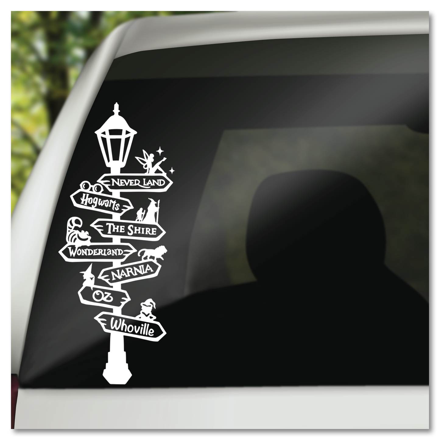 Fantasy Lands Sign Vinyl Decal Sticker