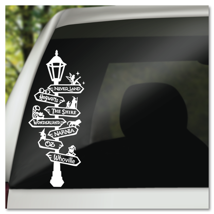 Fantasy Lands Teken Vinyl Decal Sticker