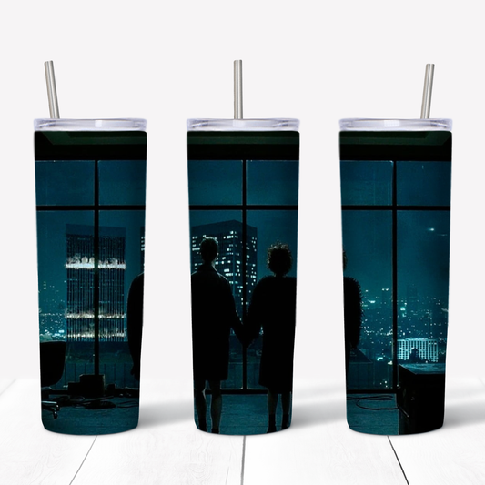 Fight Club End Scene 20oz Sublimated Metal Tumbler