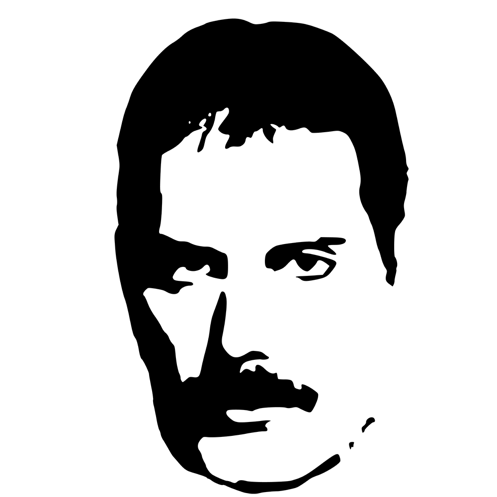 Freddy Mercury Queen Vinyl Decal Sticker