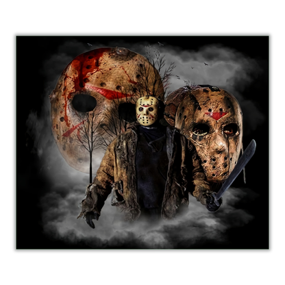 Friday The 13th Jason 20oz Sublimated Metal Tumbler