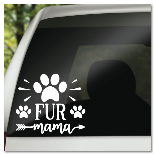 Fur Mama Vinyl Decal Sticker