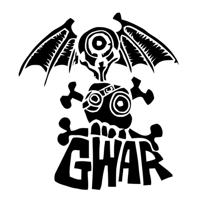 GWAR Vinyl Decal Plakker