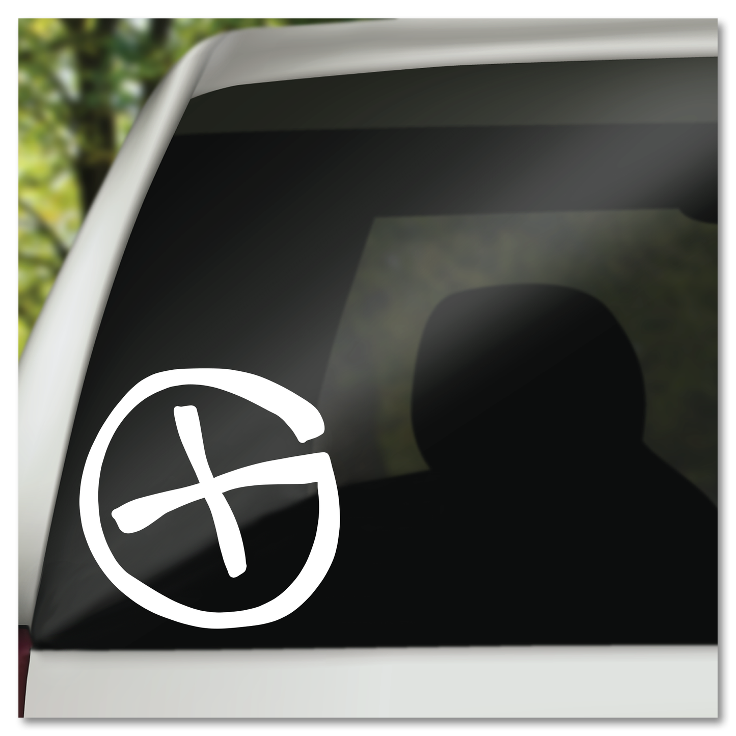 Geocaching-simbool Vinyl Decal-plakker