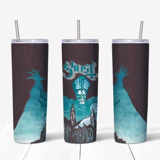 Ghost 20oz Sublimated Metal Tumbler