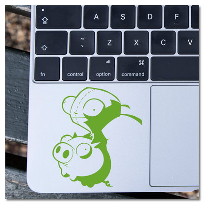 Invader Zim Gir on Pig Vinyl Decal Sticker