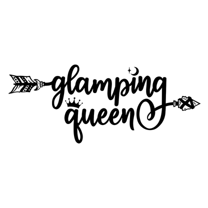 Glamping Queen Vinyl Decal Sticker