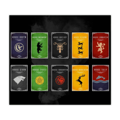 Game Of Thrones Houses 20oz Sublimated Metal Tumbler