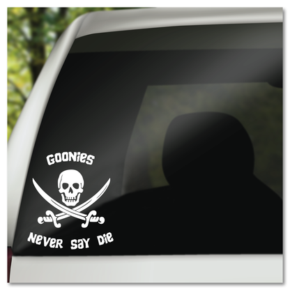 The Goonies Never Say Die Vinyl Decal Sticker