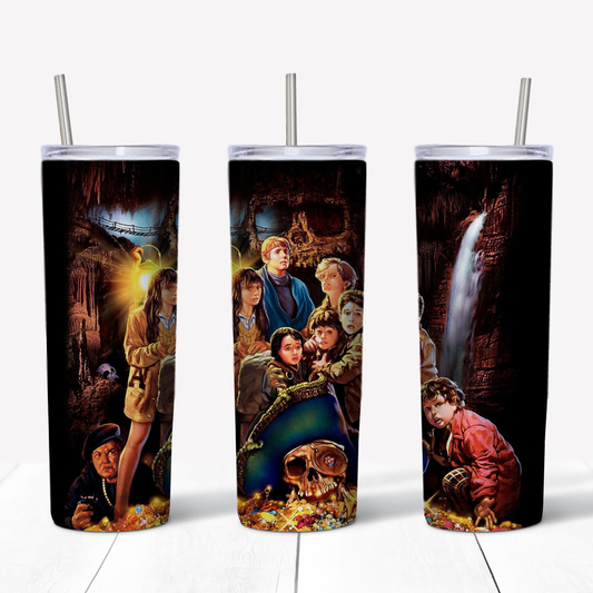 The Goonies Poster 20oz Sublimated Metal Tumbler
