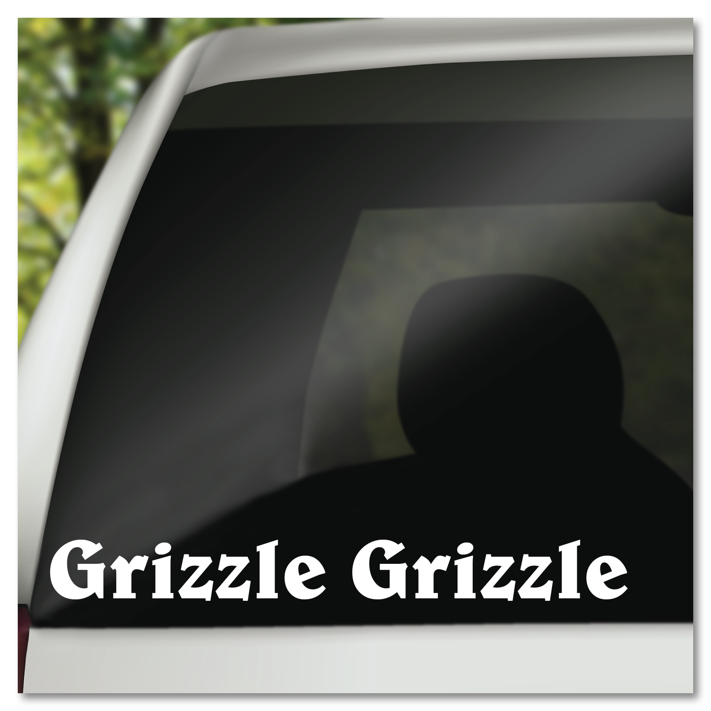 Grizzle Grizzle Vinyl Decal Sticker