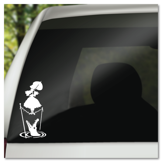 Haunted Mansion Tightrope Lady Vinyl Decal Sticker