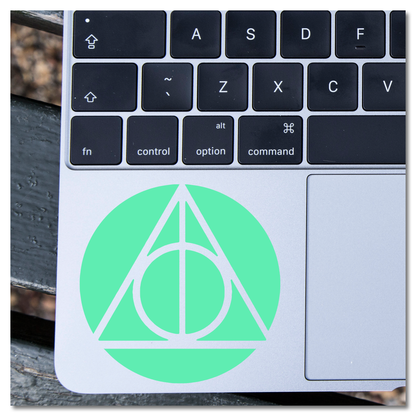 Harry Potter Deathly Hallows Symbol Vinyl Decal Sticker