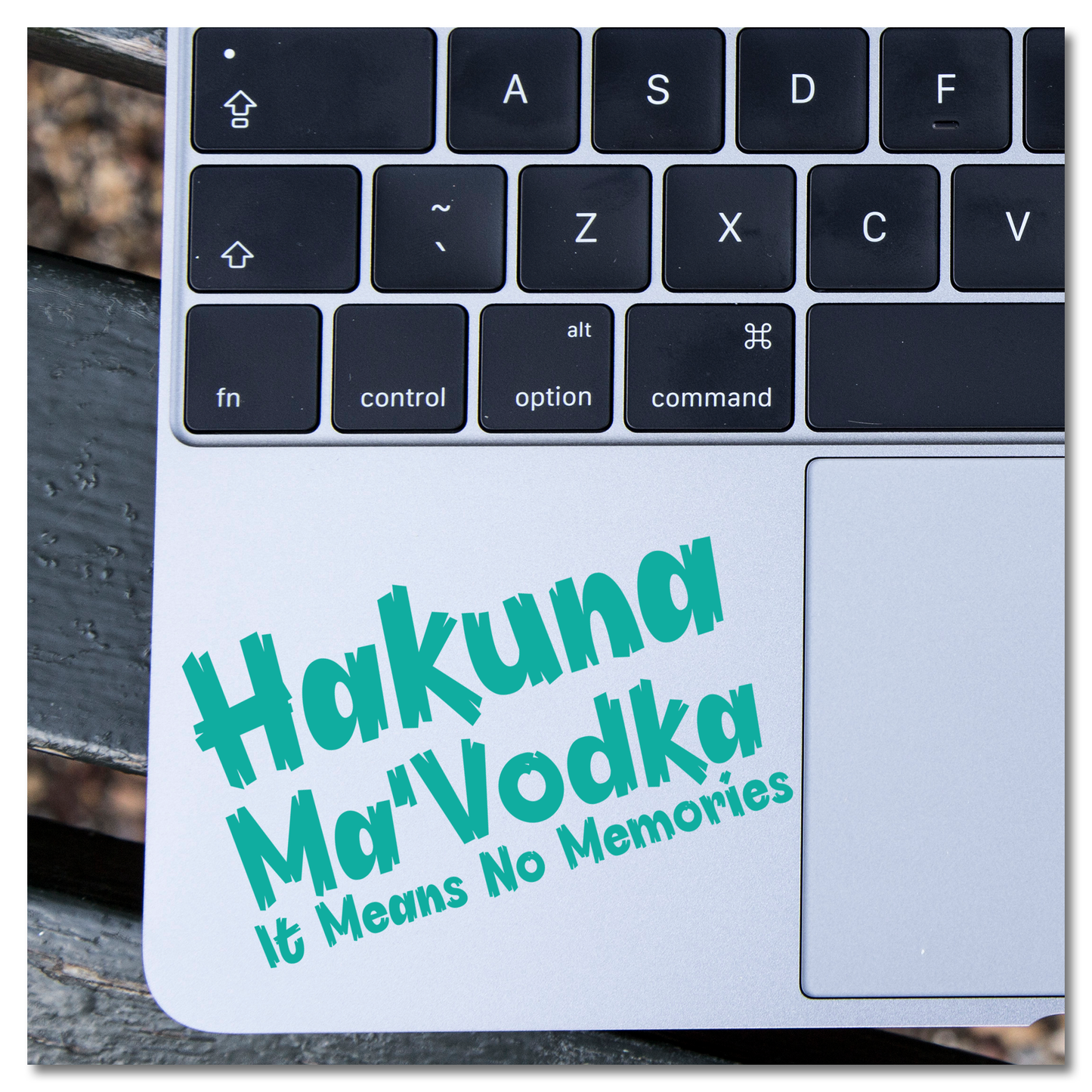 Hakuna Ma'Vodka Dit beteken geen herinneringe Vinyl Decal Sticker