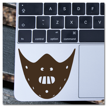Silence Of The Lambs Hannibal Lector Mask Vinyl Decal Sticker