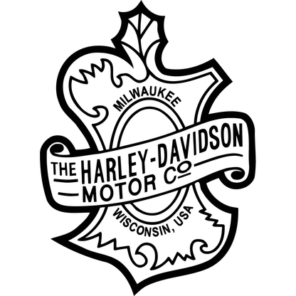 Harley Davidson Leaf Logo Vinyl Decal Sticker