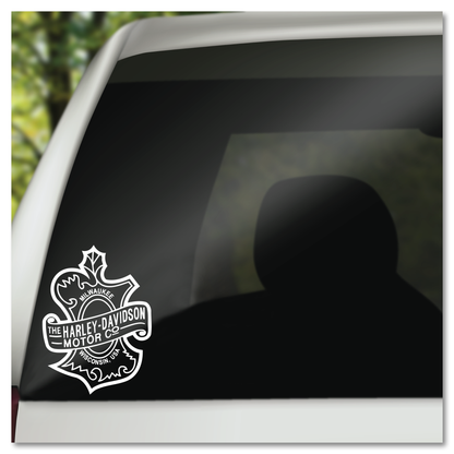 Harley Davidson Leaf Logo Vinyl Decal Sticker