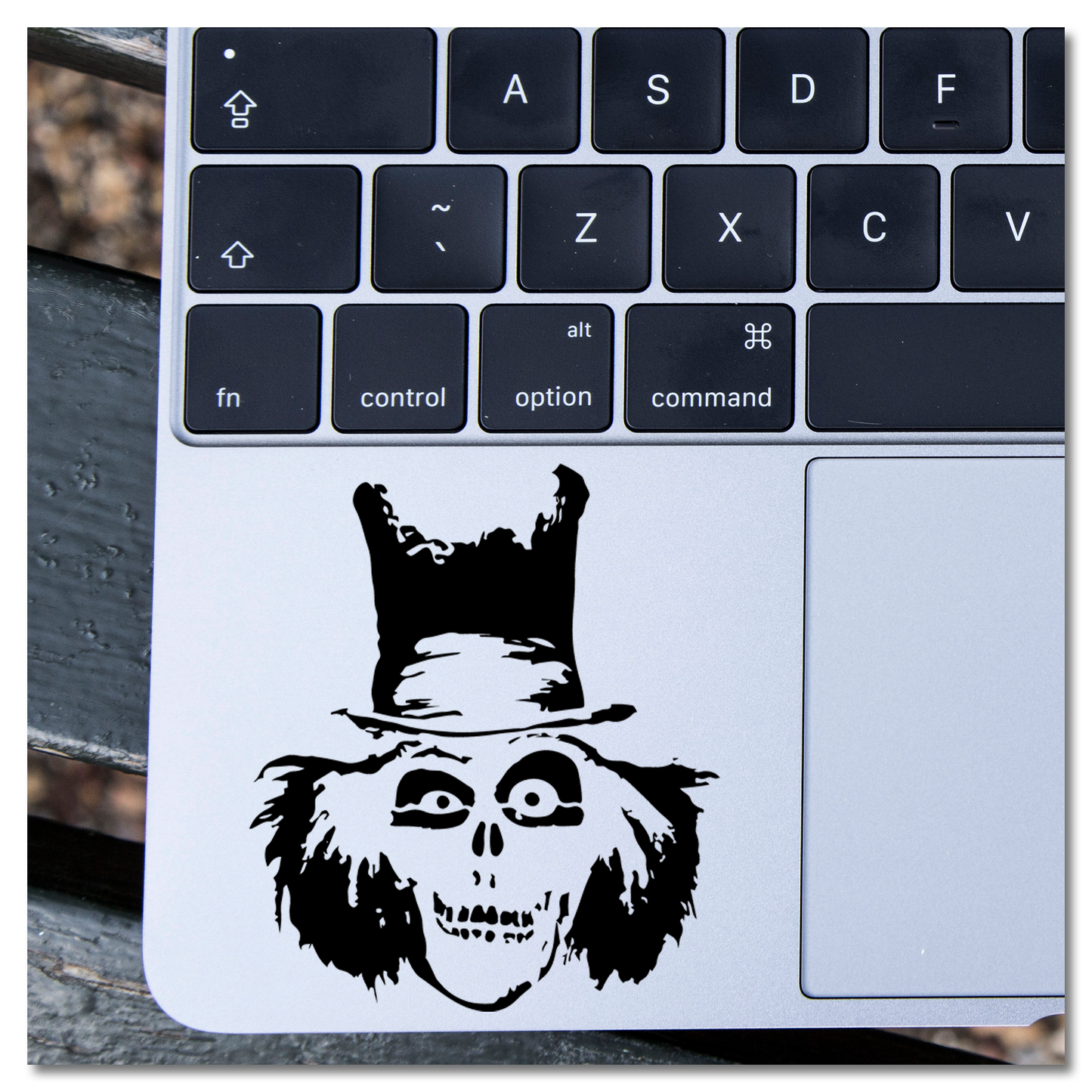 Haunted Mansion Hatbox Ghost Vinyl Decal Sticker