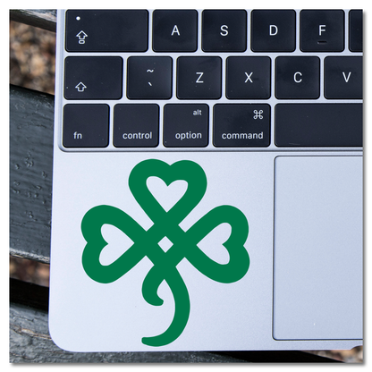 Keltiese Knoop Shamrock Hearts Vinyl Decal Sticker