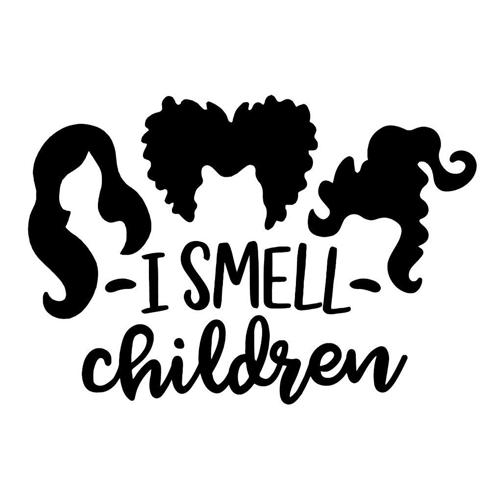 Hocus Pocus Sanderson Sisters I Smell Children Vinyl Decal Sticker