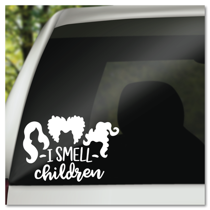 Hocus Pocus Sanderson Sisters I Smell Children Vinyl Decal Sticker