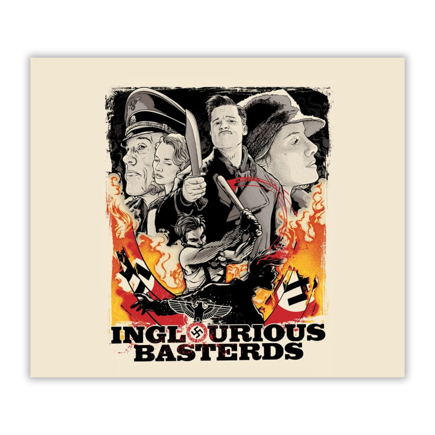 Inglorious Basterds 20oz Sublimated Metal Tumbler