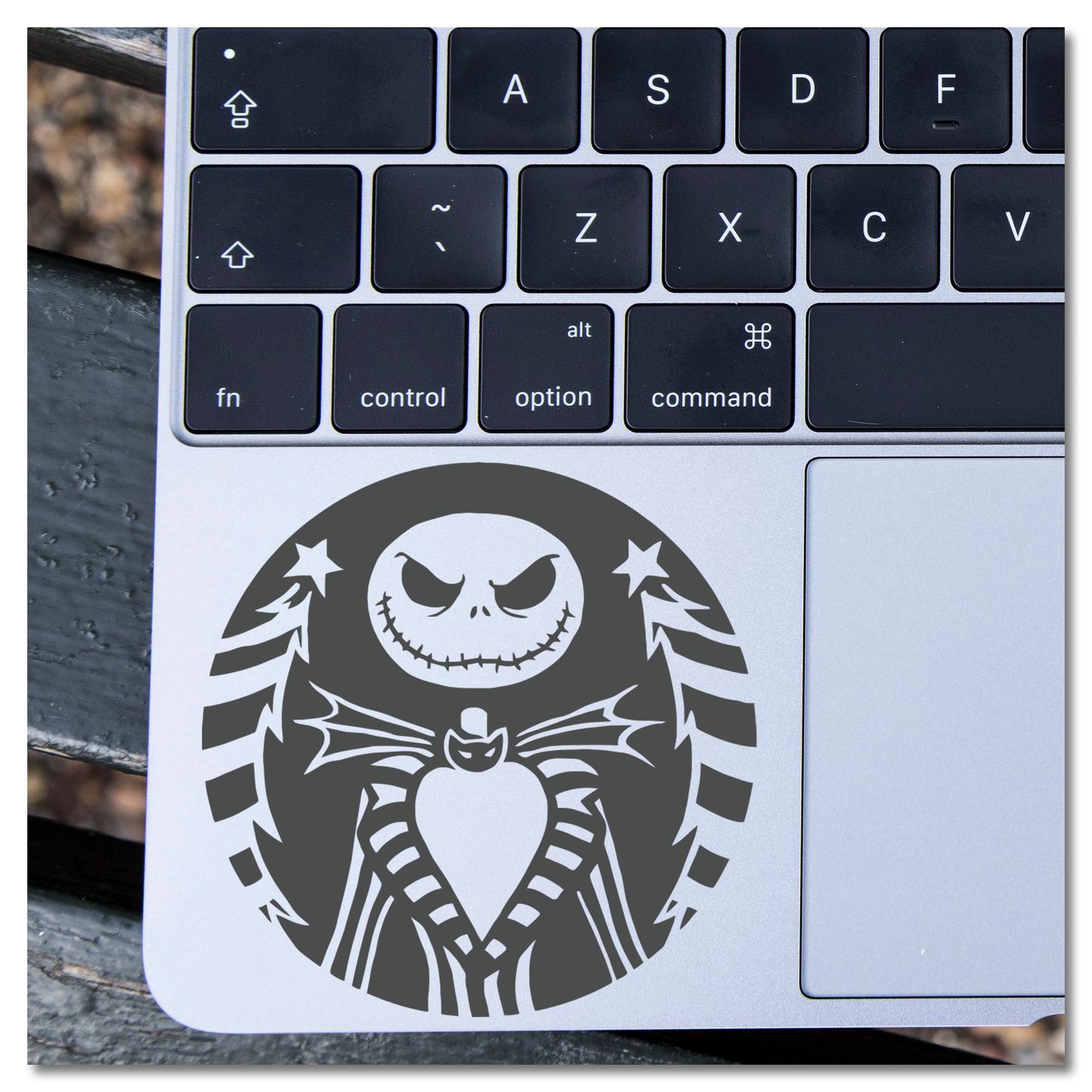 Jack Skellington Starbucks Logo NBC Nightmare Before Christmas Vinyl Decal Sticker