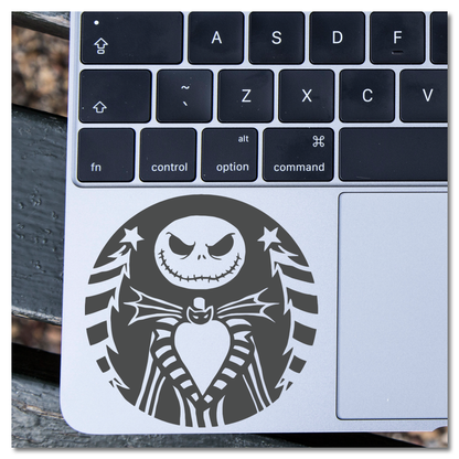 Jack Skellington Starbucks Logo NBC Nightmare Before Christmas Vinyl Decal Sticker