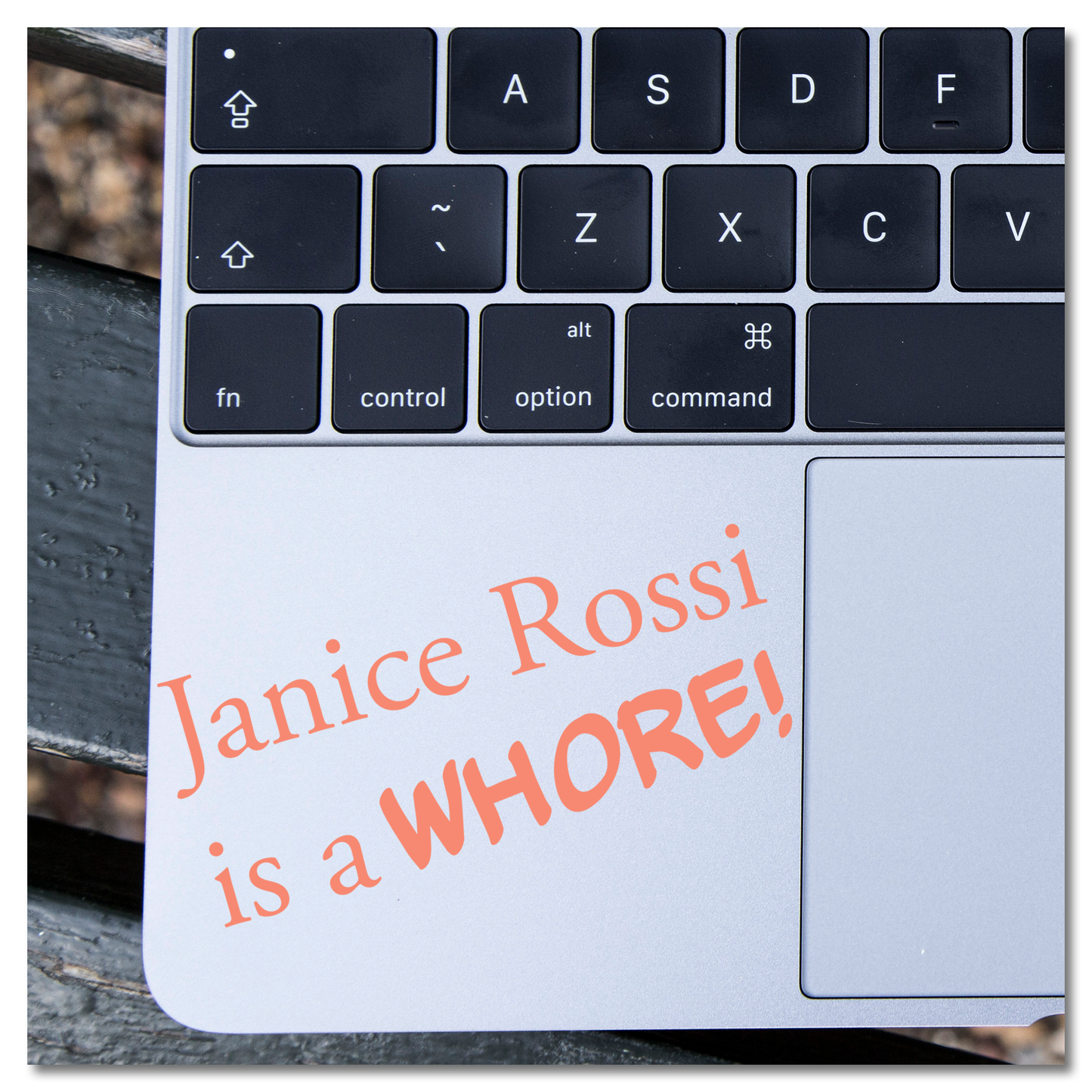 Janice Rossi Is A Whore Goodfellas Vinyl Decal Sticker