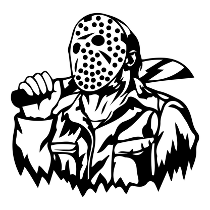 Jason Friday The 13th Vinyl Decal Sticker