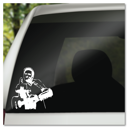 Johnny Cash Middle Finger Vinyl Decal Sticker