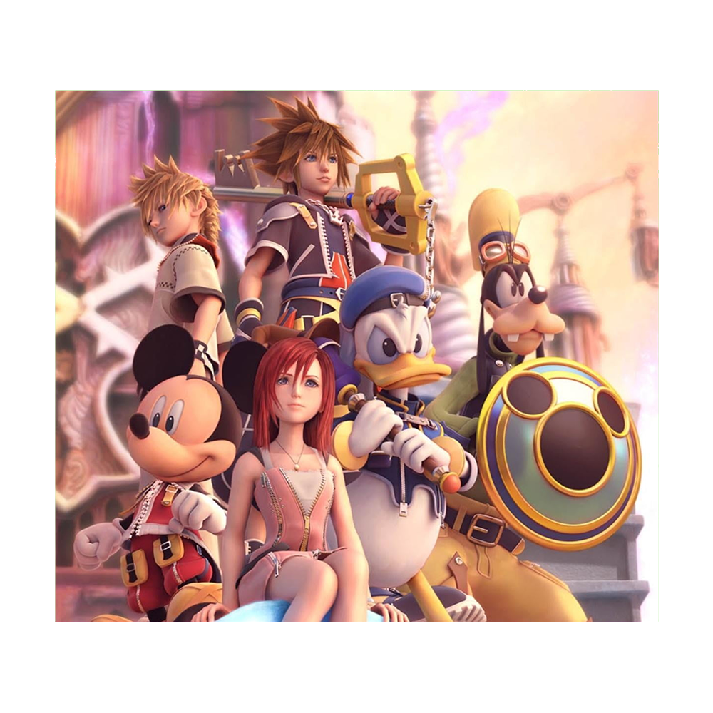 Kingdom Hearts 2 karakters 20 oz gesublimeerde metaal tuimelaar